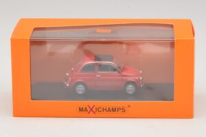 Fiat 500 L Rød Maxichamps 1:43 940121600 Metal — billede 5 af 5