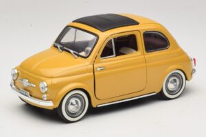 Fiat 500 Gul Solido 1:18 8042 Metal