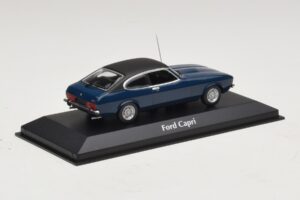 Ford Capri II Mørkeblå Maxichamps 1:43 940081201 Metal — billede 2 af 5