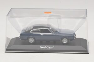Ford Capri II Mørkeblå Maxichamps 1:43 940081201 Metal — billede 4 af 5