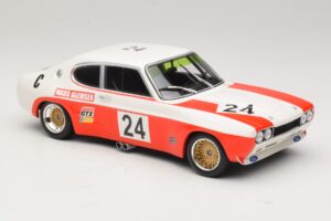 Ford Capri RS 2600 #24 D. Glemser / J. Mass 9 Hours of Kyalami Class Winner 1971 Minichamps 1:18 155718509 Metal — billede 4 af 6