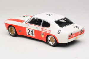 Ford Capri RS 2600 #24 D. Glemser / J. Mass 9 Hours of Kyalami Class Winner 1971 Minichamps 1:18 155718509 Metal — billede 5 af 6