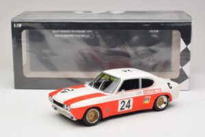 Ford Capri RS 2600 #24 D. Glemser / J. Mass 9 Hours of Kyalami Class Winner 1971 Minichamps 1:18 155718509 Metal — billede 6 af 6