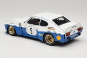 Ford Capri RS3100 #5 R. Stommelen / J. Mass Zandvoort ETC 1974 Minichamps 1:18 180748005 Metal — billede 7 af 8