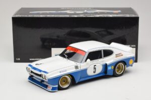 Ford Capri RS3100 #5 R. Stommelen / J. Mass Zandvoort ETC 1974 Minichamps 1:18 180748005 Metal — billede 8 af 8