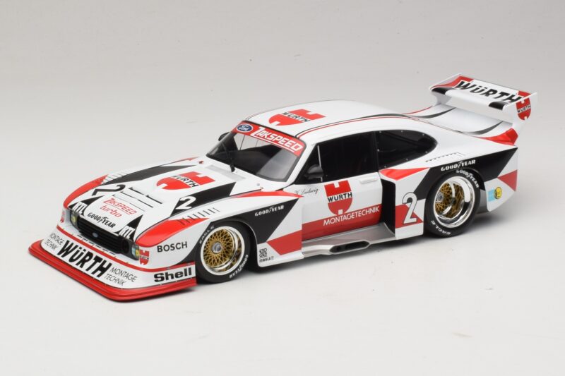 Ford Capri Turbo Group 5 Wurth #2 K. Ludwig DRM Champion 1981 Minichamps 1:18 100818602 Metal