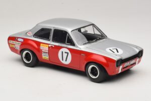 Ford Escort Mk1 TC #17 Stewart / C. Craft RAC Tourist Trophy Silverstone 1970 Minichamps 1:18 100708117 Metal — billede 6 af 8
