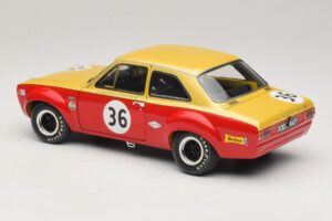 Ford Escort Mk1 TC #36 F. Gardner / D. Glemser Grand Prix der Tourenwagen 1968 Minichamps 1:18 100688136 Metal — billede 7 af 8