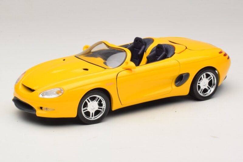 Ford Mustang Mach III Cabriolet Gul Maisto 1:18 32815 Metal