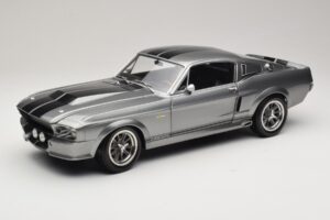 Ford Mustang Shelby GT500 Eleanor Grå Metallic & Sort KK-Scale 1:12 KKDC120171 Metal