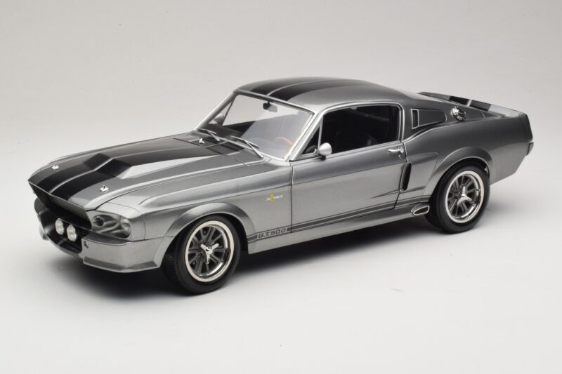 Ford Mustang Shelby GT500 Eleanor Grå Metallic & Sort KK-Scale 1:12 KKDC120171 Metal