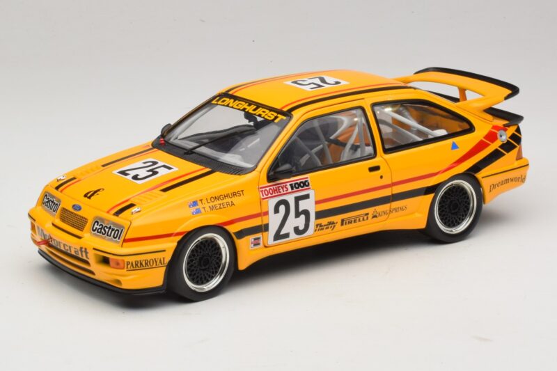Ford Sierra RS500 #25 T. Longhurst / T. Mezera Bathurst 1000 Winner 1988 Erstatningskasse Biante 1:18 103888025-R1 Metal