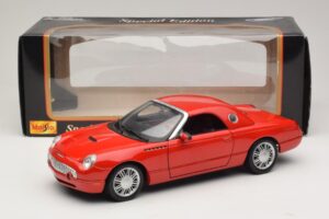 Ford Thunderbird Rød Maisto 1:18 31620 Metal — billede 8 af 8