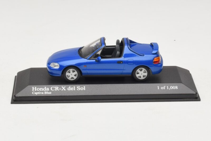 Honda CR-X del Sol EG2 Blå Metallic Minichamps 1:43 400161931 Metal
