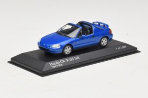 Honda CR-X del Sol EG2 Blå Metallic Minichamps 1:43 400161931 Metal — billede 2 af 5