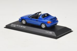 Honda CR-X del Sol EG2 Blå Metallic Minichamps 1:43 400161931 Metal — billede 3 af 5