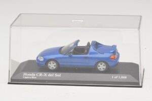 Honda CR-X del Sol EG2 Blå Metallic Minichamps 1:43 400161931 Metal — billede 4 af 5