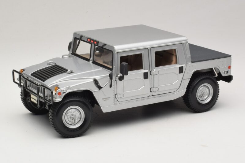 Hummer H1 Hardtop Sølv Maisto 1:18 36857 Metal