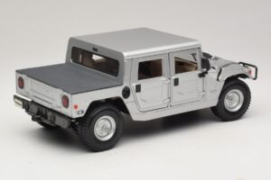 Hummer H1 Hardtop Sølv Maisto 1:18 36857 Metal — billede 3 af 8