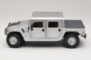 Hummer H1 Hardtop Sølv Maisto 1:18 36857 Metal — billede 4 af 8