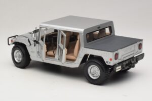 Hummer H1 Hardtop Sølv Maisto 1:18 36857 Metal — billede 5 af 8