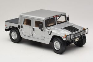 Hummer H1 Hardtop Sølv Maisto 1:18 36857 Metal — billede 6 af 8