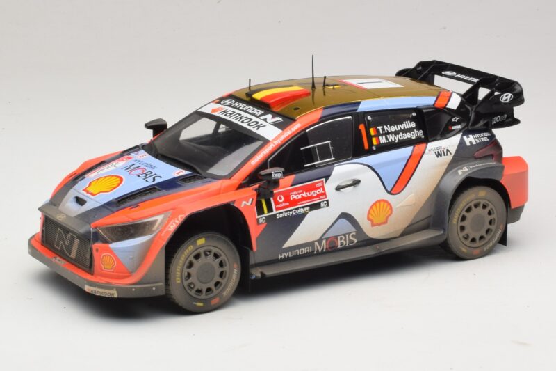Hyundai i20 N Rally1 #1 T. Neuville / M. Wydaeghe Rally Portugal 2025 IXO 1:18 18RMC251B Metal