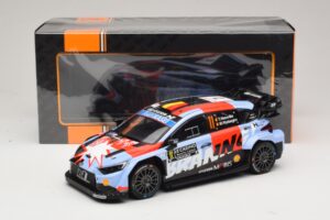 Hyundai i20 N Rally1 #11 T. Neuville / M. Wydaeghe Rally Monte Carlo 2026 IXO 1:18 18RMC270B Metal — billede 6 af 6