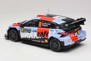 Hyundai i20 N Rally1 #16 A. Fourmaux / A. Coria Rally Monte Carlo 2026 IXO 1:18 18RMC270A Metal — billede 5 af 6