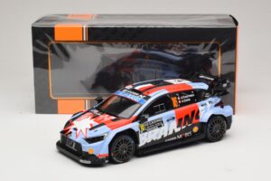 Hyundai i20 N Rally1 #16 A. Fourmaux / A. Coria Rally Monte Carlo 2026 IXO 1:18 18RMC270A Metal — billede 6 af 6