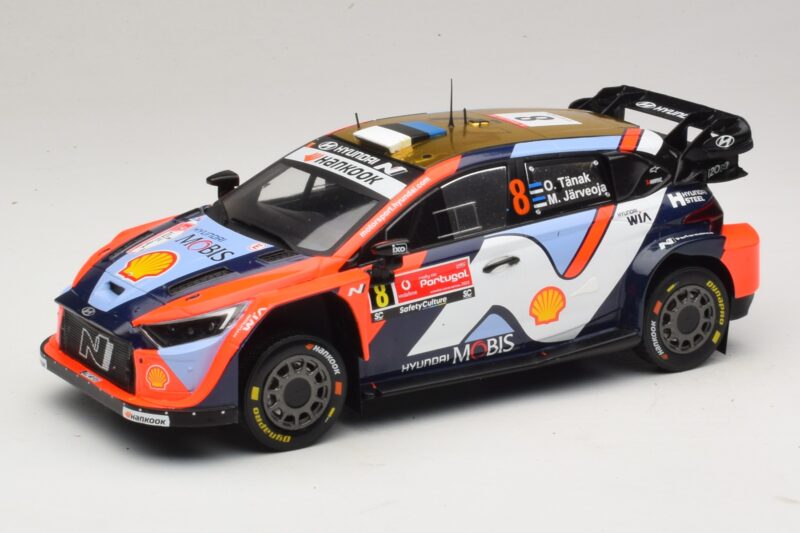 Hyundai i20 N Rally1 #8 O. Tanak / M. Jarveoja Rally Portugal 2025 IXO 1:18 18RMC251A Metal