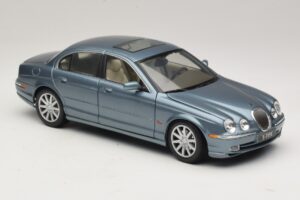 Jaguar S-Type X200 Blå Maisto 1:18 31865 Metal — billede 6 af 8