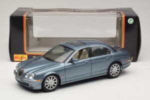 Jaguar S-Type X200 Blå Maisto 1:18 31865 Metal — billede 8 af 8