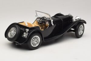 Jaguar SS100 Roadster Sort Bburago 1:18 3006-M3 Metal — billede 2 af 6