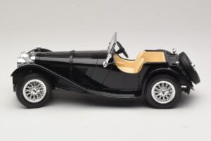 Jaguar SS100 Roadster Sort Bburago 1:18 3006-M3 Metal — billede 3 af 6
