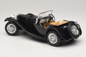 Jaguar SS100 Roadster Sort Bburago 1:18 3006-M3 Metal — billede 5 af 6