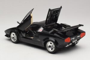 Lamborghini Countach 5000 Quattrovalvole Sort Bburago 1:18 3337 Metal — billede 5 af 8