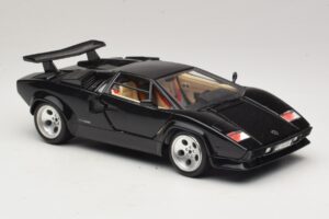 Lamborghini Countach 5000 Quattrovalvole Sort Bburago 1:18 3337 Metal — billede 6 af 8