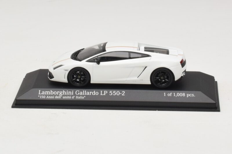 Lamborghini Gallardo LP550-2 Tricolore Hvid Minichamps 1:43 400103801 Metal