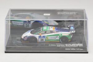 Lamborghini Gallardo LP600 GT3 #34 Reiter Engineering H-J. Stuck 24 Hours of Nurburgring 2011 Minichamps 1:43 437111284 Metal — billede 4 af 5