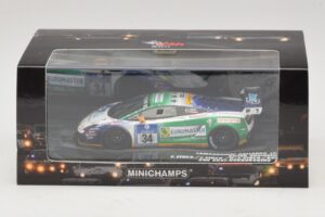 Lamborghini Gallardo LP600 GT3 #34 Reiter Engineering H-J. Stuck 24 Hours of Nurburgring 2011 Minichamps 1:43 437111284 Metal — billede 5 af 5