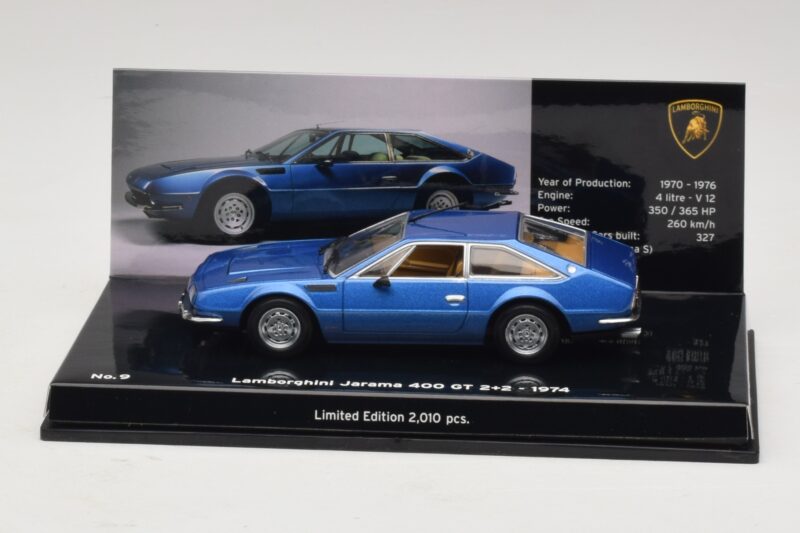 Lamborghini Jarama 400 GTS Blå Minichamps 1:43 436103400 Metal