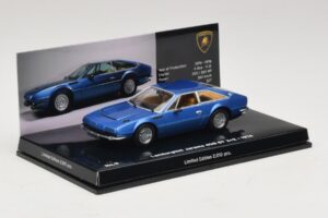 Lamborghini Jarama 400 GTS Blå Minichamps 1:43 436103400 Metal — billede 2 af 5