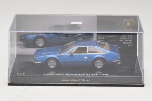 Lamborghini Jarama 400 GTS Blå Minichamps 1:43 436103400 Metal — billede 4 af 5