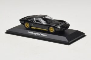 Lamborghini Miura P400 Sort Maxichamps 1:43 940103000 Metal — billede 3 af 5