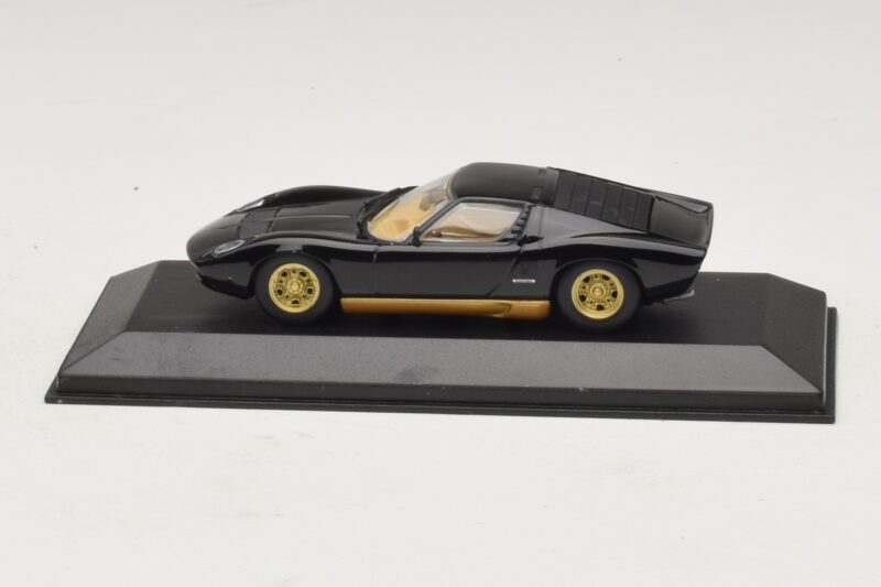 Lamborghini Miura P400 Sort Minichamps 1:43 430103004 Metal