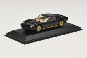 Lamborghini Miura P400 Sort Minichamps 1:43 430103004 Metal — billede 2 af 5