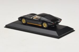 Lamborghini Miura P400 Sort Minichamps 1:43 430103004 Metal — billede 3 af 5
