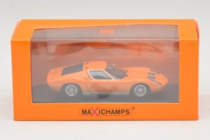 Lamborghini Miura P400 Orange Maxichamps 1:43 940103001 Metal — billede 5 af 5