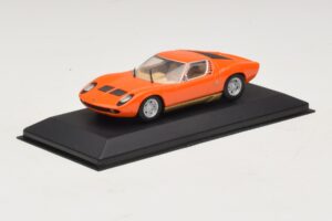 Lamborghini Miura P400 Orange Minichamps 1:43 430103002 Metal — billede 2 af 5